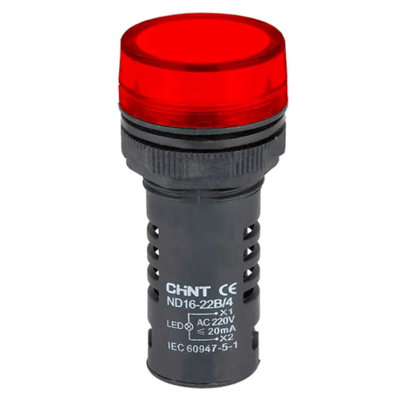 Индикатор ND16-22D/2 красный AC/DC230В 593155