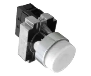Кнопка управления NP2-BL15 без подсветки, белая, 1НО +1НЗ IP40 575487