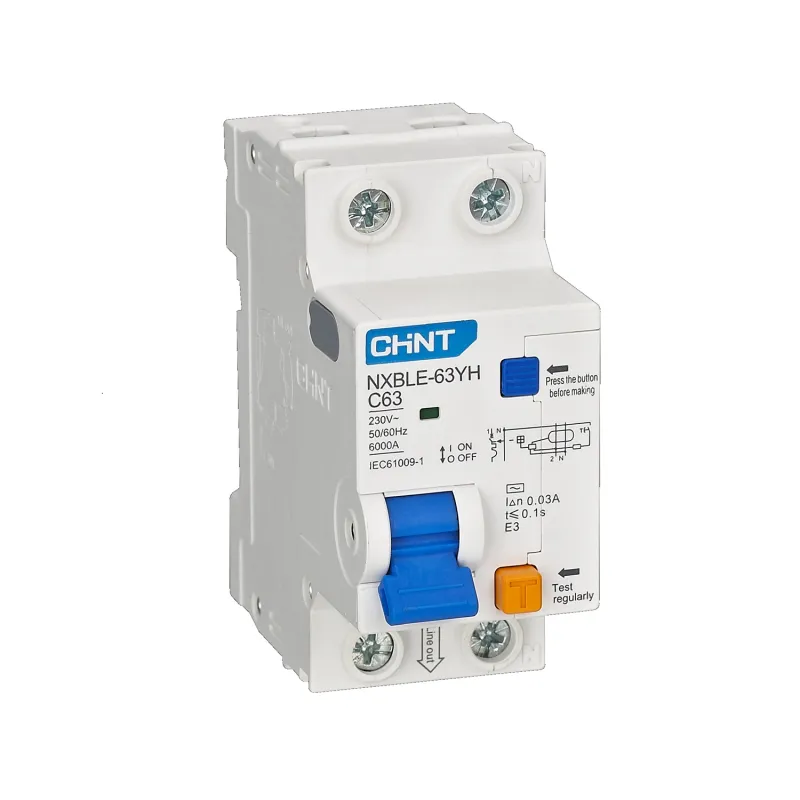 Дифференциальный автомат NXBLE-63YH 1P+N C16 30мА тип A 6кА, электронный 515273