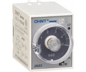Реле времени JSZ3A-C многодиапазонная задержка включения 0,5-5/50s/5/30min AC220В 294322