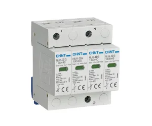 УЗИП NXU-I+II/F 4P In=25kA Im=50kA Uc=385В (класс I + II) 308614
