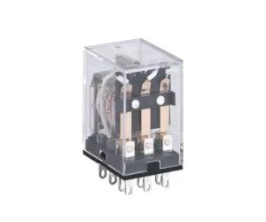 Промежуточное реле JZX-22F(D) 3 конт. с инд. LED 5А 12В DC 285205