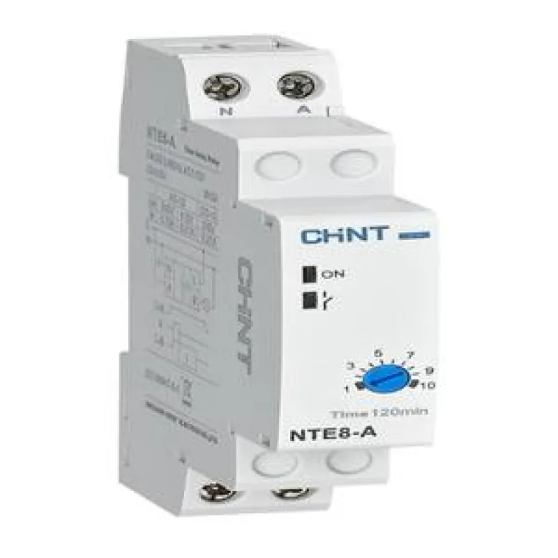 Реле времени NTE8-120А (задержка времени выключения) 12-120с, 1НО, AC230В 258347